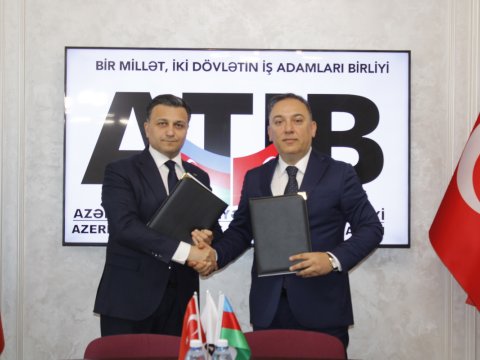 MDU və Azərbaycan-Türkiyə İş Adamları Birliyi arasında əməkdaşlığa dair memorandum imzalanıb