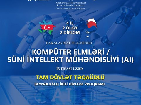 &ldquo;Kompüter elmləri&rdquo; üzrə tam təqaüdlü ikili diplom proqramı