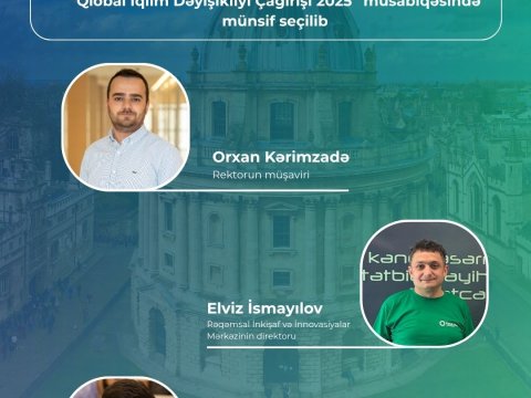 ADNSU-nun üç əməkdaşı Oksford Universitetinin müsabiqəsində münsif seçilib