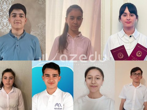 Qazax-Tovuzun yüksək nəticə ilə fərqlənən ŞAGİRDLƏRİ