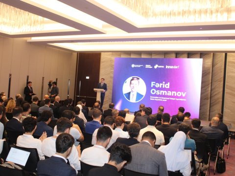 MDU-nun rektoru “İnnostart Grand Final - Demo Day” tədbirində iştirak edib