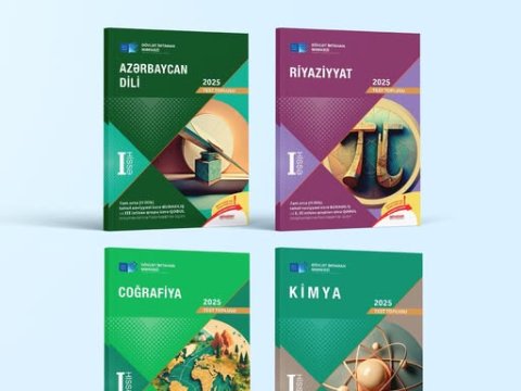 DİM bu fənlərdən test topluları nəşr edib