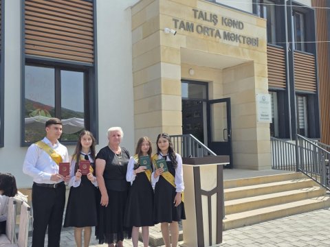 Talış məktəbinin bütün məzunları ali məktəbə qəbul olub
