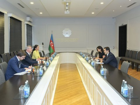 Nazir müavini Macarıstanın ölkəmizdəki səfiri ilə görüşüb