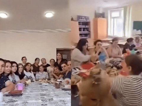 182 nömrəli məktəbdən açıqlama: Video dərs vaxtı çəkilməyib
