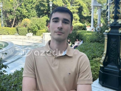 İtalyada universitetə qəbul olan İbrahim: Magistratura təhsili vaxt itkisi deyil