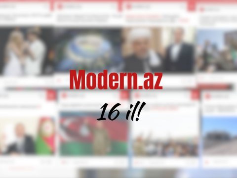 Modern.az 16 yaşını qeyd edir