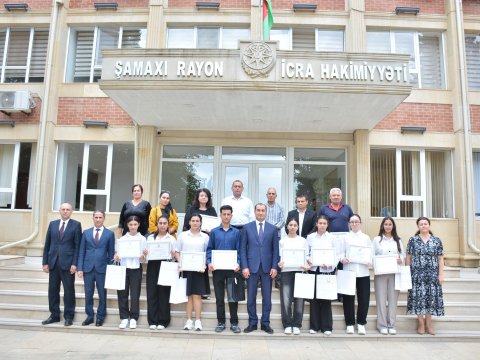 Dağlıq Şirvan RTİ yüksək nəticə göstərən məzunları mükafatlandırıb