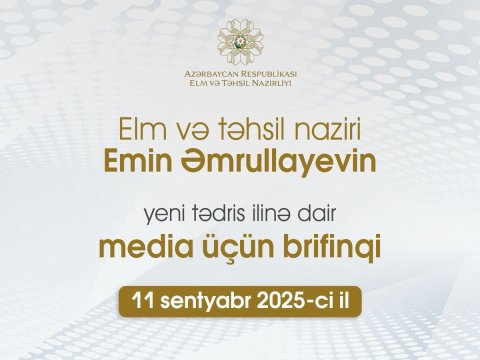 Emin Əmrullayevin brifinqi keçiriləcək&nbsp;