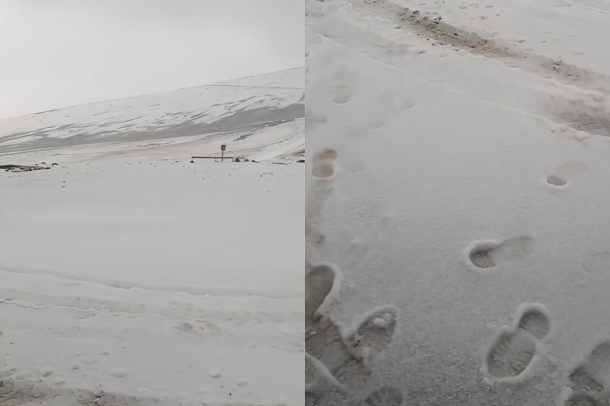 Kəlbəcər və Laçına qar yağdı