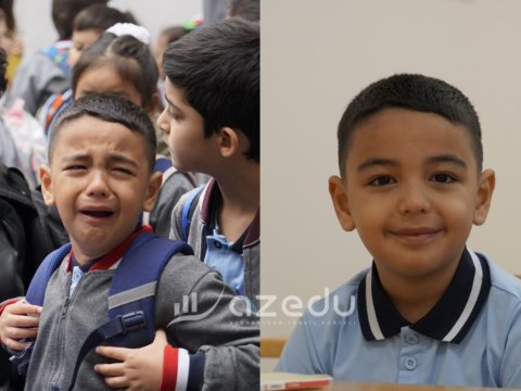 “Artıq ağlamıram” - ilk dərs günündən REPORTAJ+FOTO
