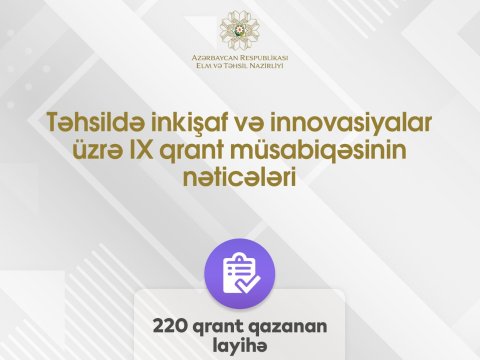 Gəncə-Daşkəsən regionu üzrə 16 layihə Qrant müsabiqəsinin qalibi olub