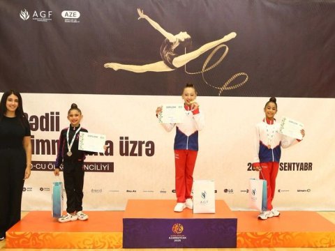 Bədii gimnastika üzrə ölkə birinciliyində qaliblər bəlli oldu