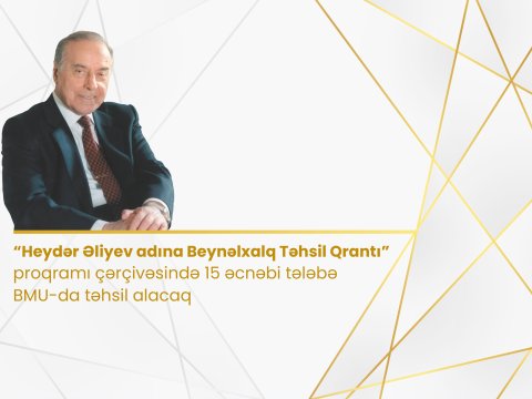 15 əcnəbi tələbə BMU-da oxuyacaq