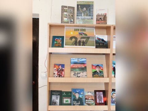 MDU-nun kitabxanalarında Anım Gününə həsr olunmuş guşələr yaradılıb