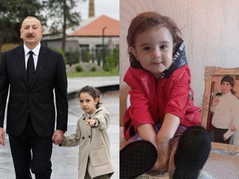 Prezidentin əlindən tutan Nilay YAŞAT Fondunun dəstəyi ilə təhsil alır