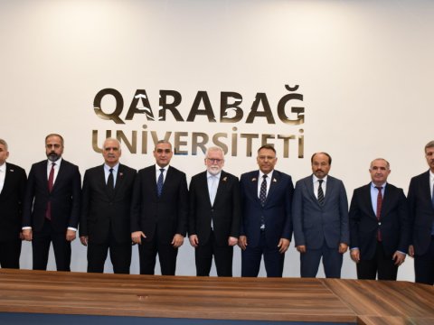 Türkiyə universitetlərinin rektorları&nbsp;Qarabağ Universitetində