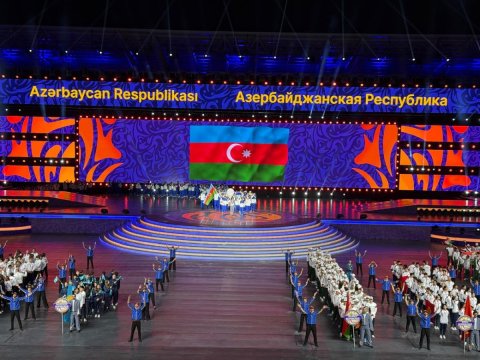 III MDB Oyunlarının açılış mərasimi: Prezident və xanımı iştirak etdilər - VİDEO