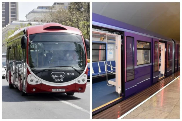 Avtobus və metroda gedişhaqqı 60 qəpik oldu