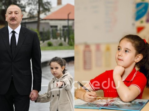 Prezidentlə görüşən balaca Nilay: “Gələcəkdə həkim olacam”