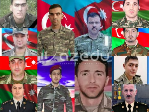 Bu gün Vətən üçün şəhid olan müəllimlərin də GÜNÜDÜR