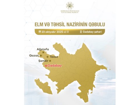Elm və təhsil nazirinin vətəndaşlarla görüşünün vaxtı müəyyənləşib