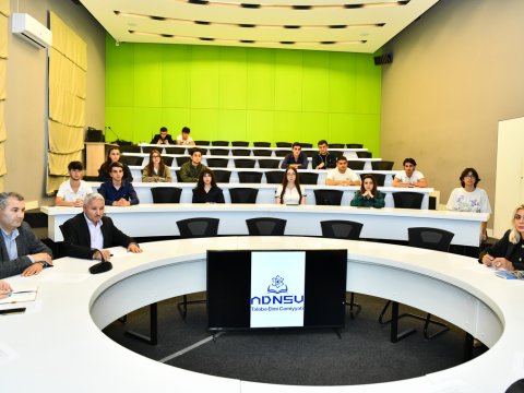 ADNSU-da Tələbə Elmi Cəmiyyətinin universitet üzrə yeni sədri seçilib