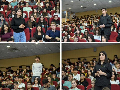 BMU-da tələbələr üçün bədii özfəaliyyət və idman istiqamətlərinə dair təqdimat