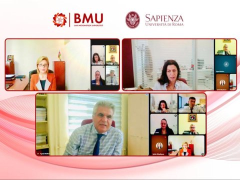 BMU ilə Sapienza Universiteti arasında əməkdaşlığın yeni istiqamətləri müzakirə olunub