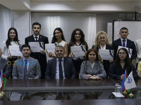 Azərbaycan Universitetinin “Brend tələbə”ləri mükafatlandırıldı - FOTO