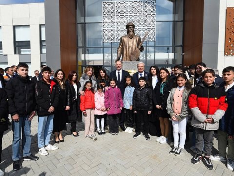 Qazaxıstanın Füzulidə tikdirdiyi mərkəzdə 100 uşaq təhsil alır