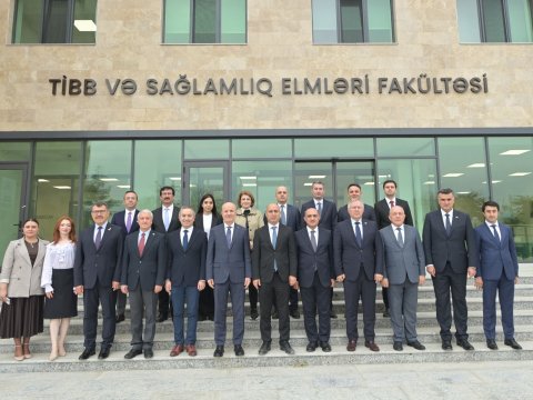 Türkiyənin Ali Təhsil Şurasının sədri Qarabağ Universitetini ziyarət edib