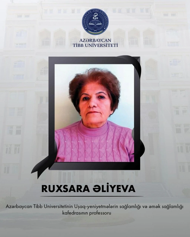 Tibb Universitetinin professoru vəfat edib