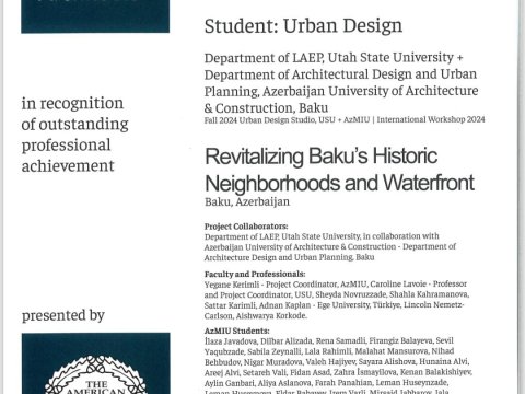 AzMİU tələbələrinin layihəsi ABŞ-də mükafata layiq görülüb
