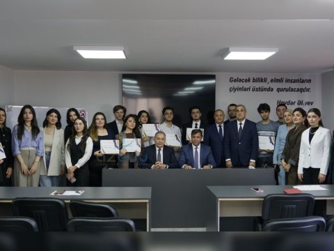 ATU-nun “Brend tələbə”ləri mükafatlandırılıb- FOTOLAR