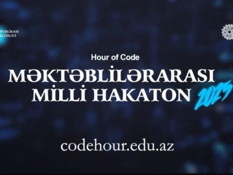 Məktəblilərarası Milli Hakatonun açıq mərhələsi - “Code Hour Challenge” davam edir