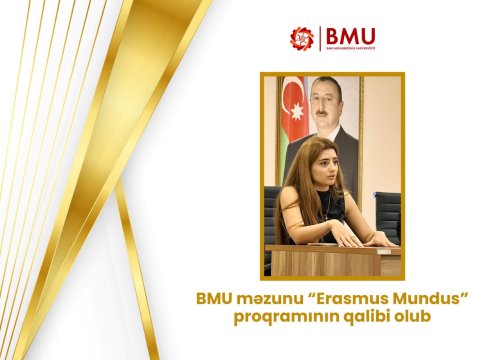 BMU məzunu nüfuzlu beynəlxalq proqramın qalibi olub