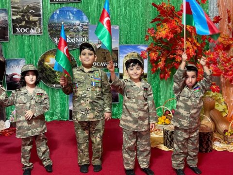 "Şəms” Uşaq Bağçasında Zəfərimizin 5 illiyinə həsr olunmuş PAYIZ BAYRAMI