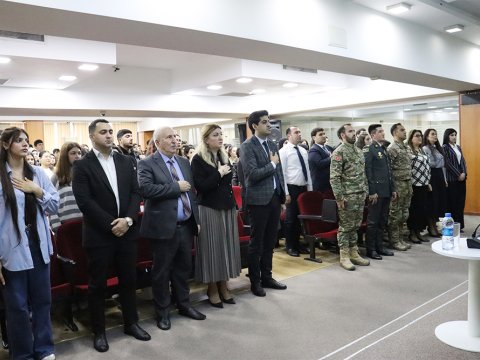 Azərbaycan Universitetində Vətən müharibəsi qəhrəmanları ilə görüş keçirilib