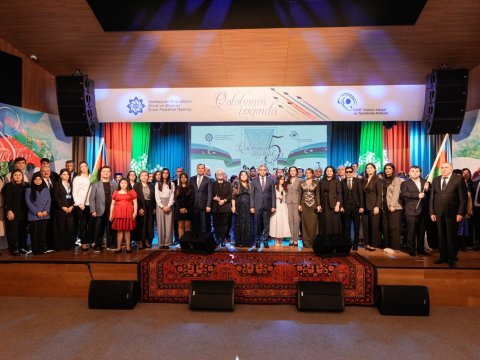 Nazir Zəfərin 5 illiyinə həsr olunmuş "Qələbənin işığında" adlı tədbirdə iştirak edib