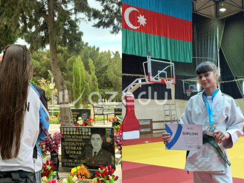 Qəhrəman şəhidin idmançı qızı: Məqsədim Avropa çempionu olmaqdır - MÜSAHİBƏ