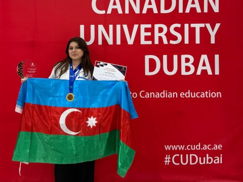 AzMİU tələbəsi beynəlxalq səviyyədə əlamətdar nailiyyət əldə edib