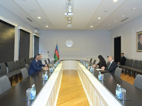 Emin Əmrullayev Sudan Respublikasının ölkəmizdəki səfiri ilə görüşüb