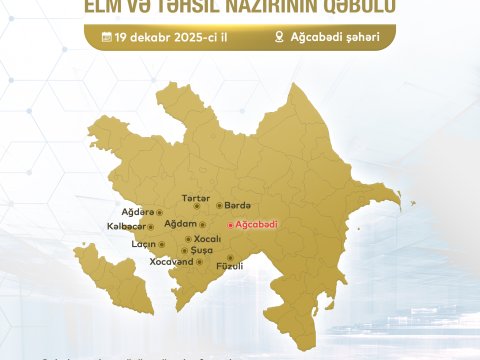 Nazir  Ağcabədidə vətəndaşları qəbul edəcək