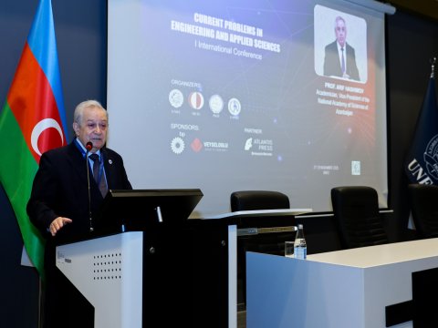 UNEC-də beynəlxalq elmi-praktiki konfrans başlayıb - FOTOLAR
