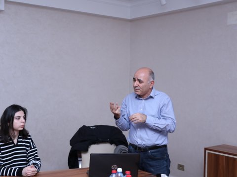 ABŞ-da çalışan azərbaycanlı alim AzMİU-da seminar keçib