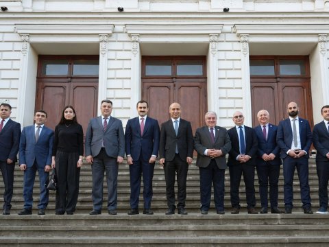 Emin Əmrullayev Gürcüstanda görüşlər keçirib