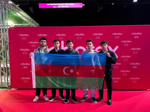 UNEC tələbələri &ldquo;Robotex International 2025&rdquo; yarışında ölkədə 1-ci&nbsp;olublar