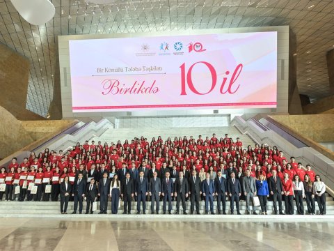 &ldquo;Bir Könüllü&rdquo; Tələbələrin Əməkdaşlığı İctimai Birliyinin 10 illik yubileyi qeyd olunub