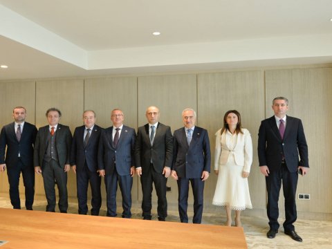 Elm və təhsil naziri türkiyəli rektorlarla görüşüb